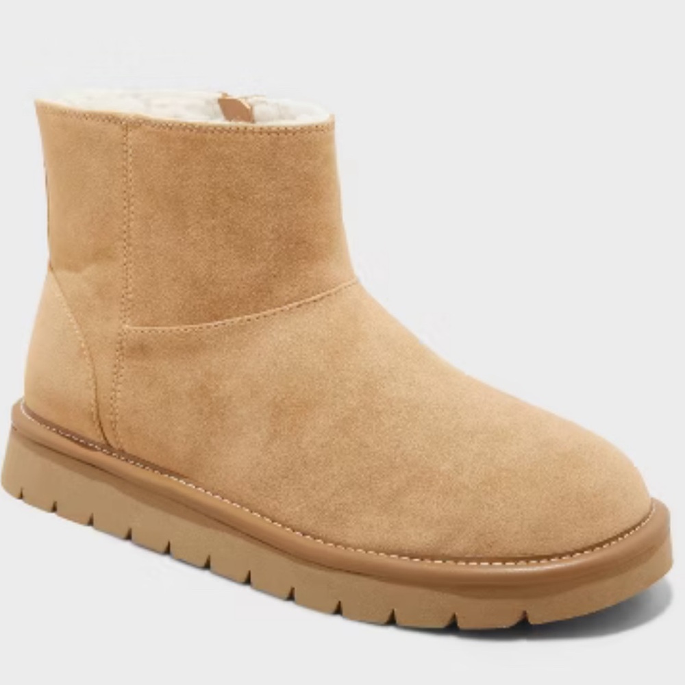 Women's May Faux Suede Booties With Memory Foam.  Size 11.  New with tag.